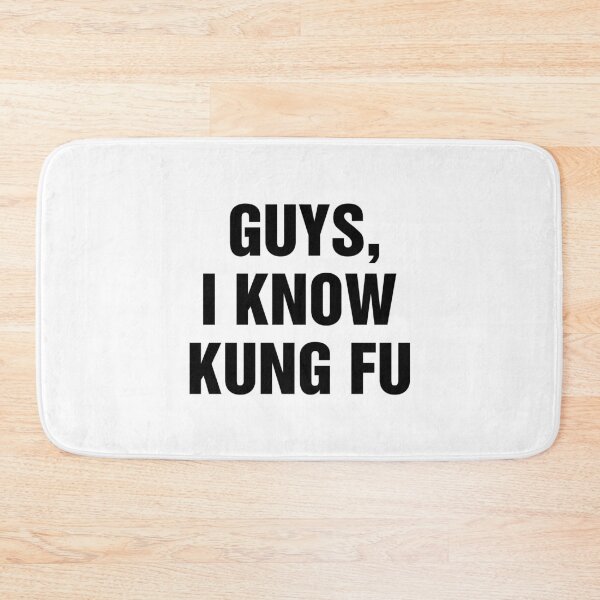 Item preview, Guys I Know Kung Fu Chuck Bartowski designed and sold by allysmar.