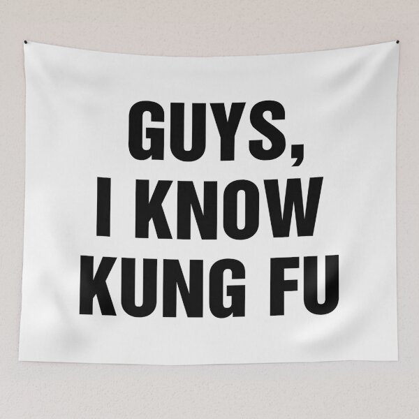 Item preview, Guys I Know Kung Fu Chuck Bartowski designed and sold by allysmar.