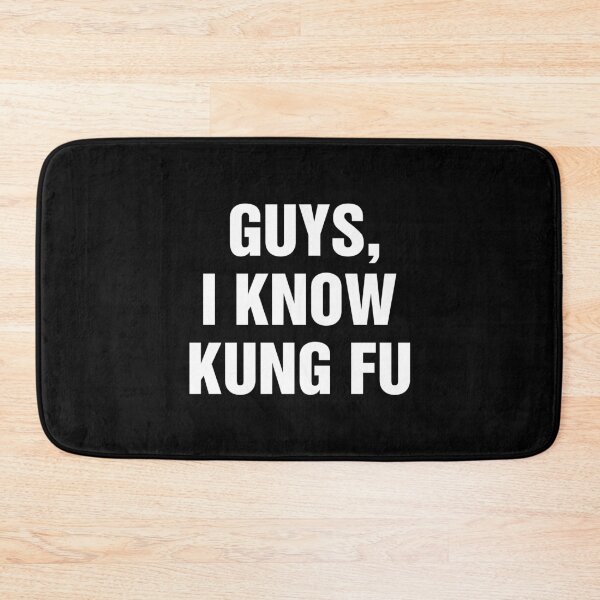 Item preview, Guys I Know Kung Fu Chuck Bartowski designed and sold by allysmar.