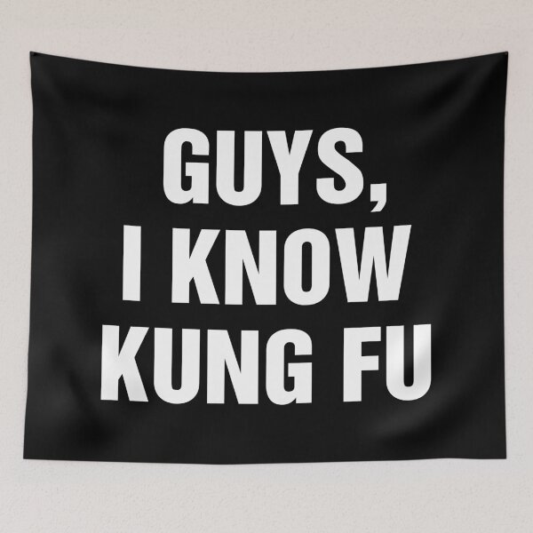 Item preview, Guys I Know Kung Fu Chuck Bartowski designed and sold by allysmar.