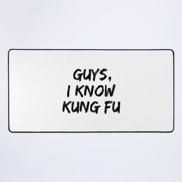 Item preview, Guys I Know Kung Fu Chuck Bartowski designed and sold by allysmar.