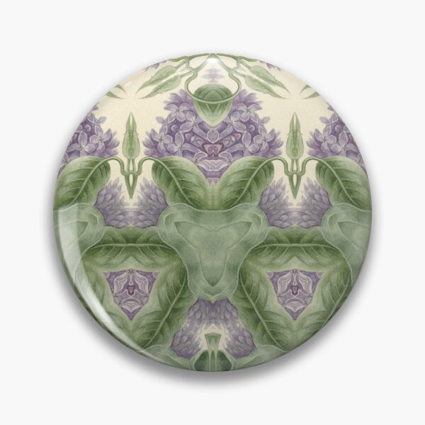 Artikelvorschau, Vintage lila abstraktes Blumentapetenmuster entworfen und verkauft von SeaChangeDesign.
