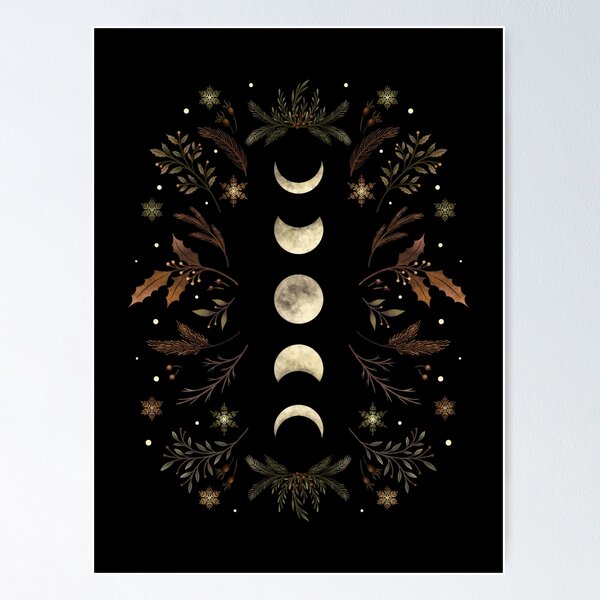 Item preview, Moonlit Garden-Winter Brown designed and sold by episodicDrawing.