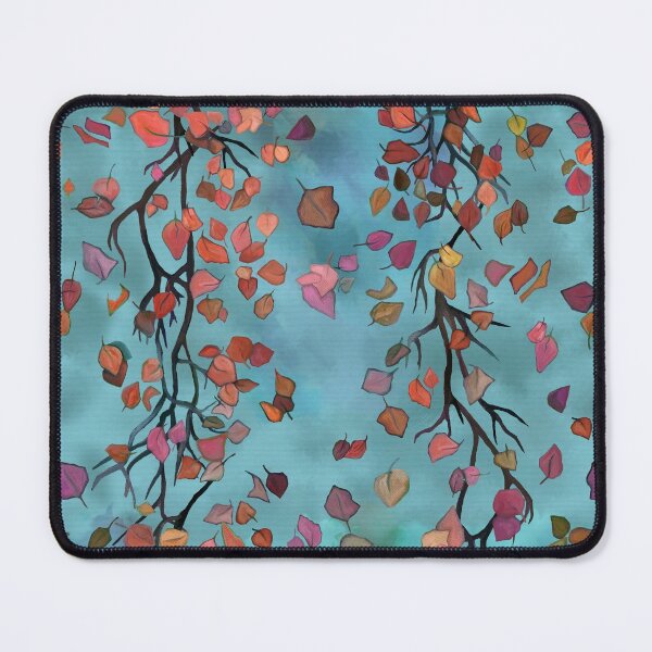 Item preview, Tree twigs, leaves, autumn pattern, painting. designed and sold by UVI-CA.