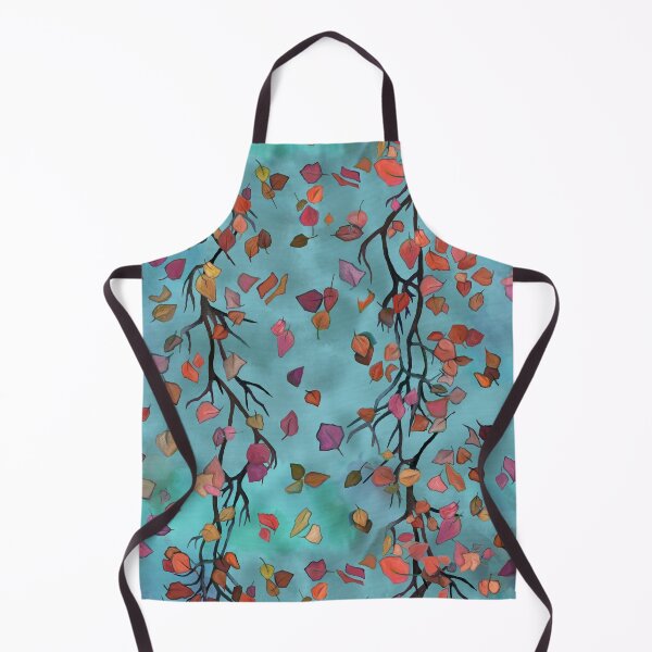 Item preview, Tree twigs, leaves, autumn pattern, painting. designed and sold by UVI-CA.