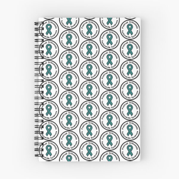 Item preview, Postural Orthostatic Tachycardia Syndrome Dysautonomia Teal Ribbon patch designed and sold by Zebra-and-Dog.