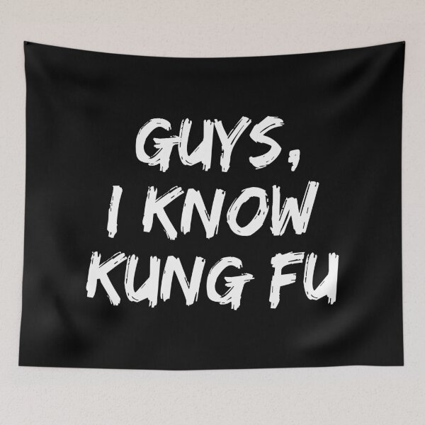 Item preview, Guys I Know Kung Fu Chuck Bartowski designed and sold by allysmar.