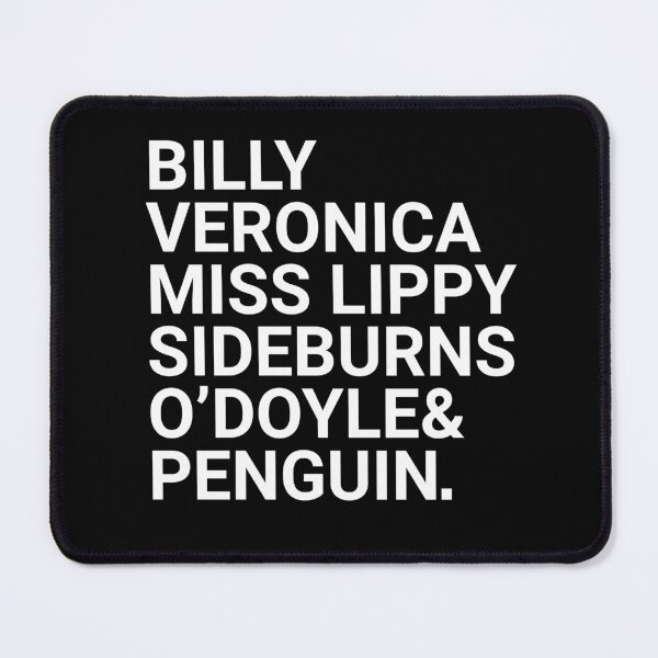 Item preview, Billy & Veronica & Miss Lippy & Sideburns & Penguin designed and sold by barrelroll909.