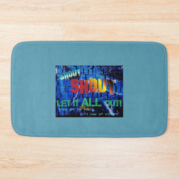 Item preview, Shout, Shout, Let it All Out, These Are the Things I Can do Without - funky background designed and sold by thesaltonseas.