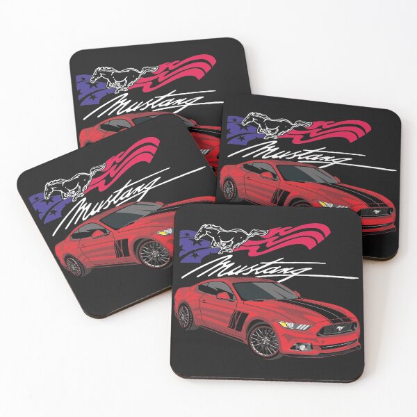 Item preview, Ford Mustang Muscle Car Red  designed and sold by viralstudio.