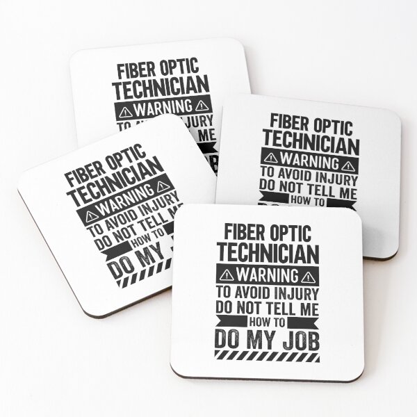 Item preview, Fiber Optic Technician Warning designed and sold by wittyshop.