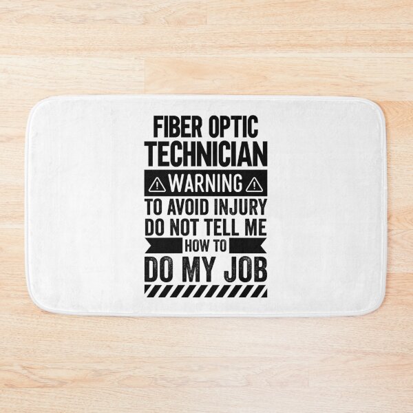 Item preview, Fiber Optic Technician Warning designed and sold by wittyshop.