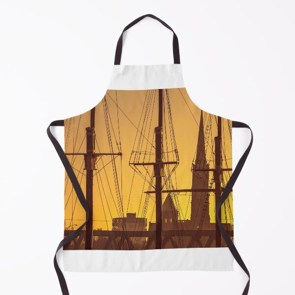 Item preview, Stephanikirche, sailing ship, masts, sunrise, Bremen, Germany designed and sold by Torsten  Krüger.
