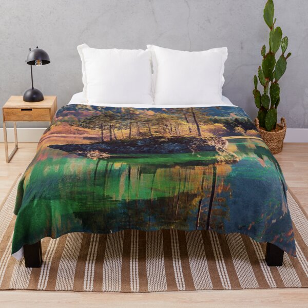 Item preview, Autumn Landscape Watercolor designed and sold by Simi2020.