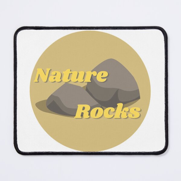 Item preview, Nature Rocks Pun Sticker designed and sold by Minima-Vulpes.