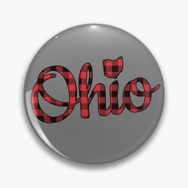 Artikelvorschau, Ohio Buffalo Plaid Christmas Ohio Pride Buckeye State Gear entworfen und verkauft von DynamicDesign.