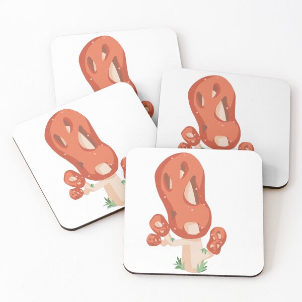 Item preview, Cute Fantasy Mushroom - Coral designed and sold by Softcoffeedays.