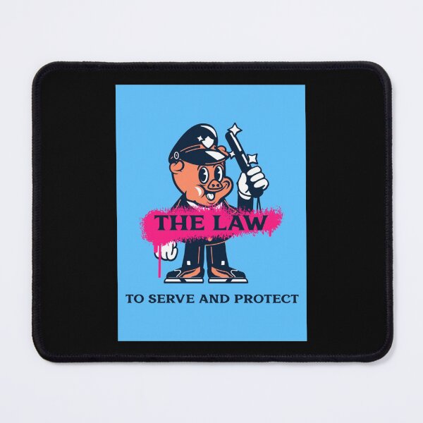 Item preview, To serve and protect art pig cartoon designed and sold by Gilbertbara.