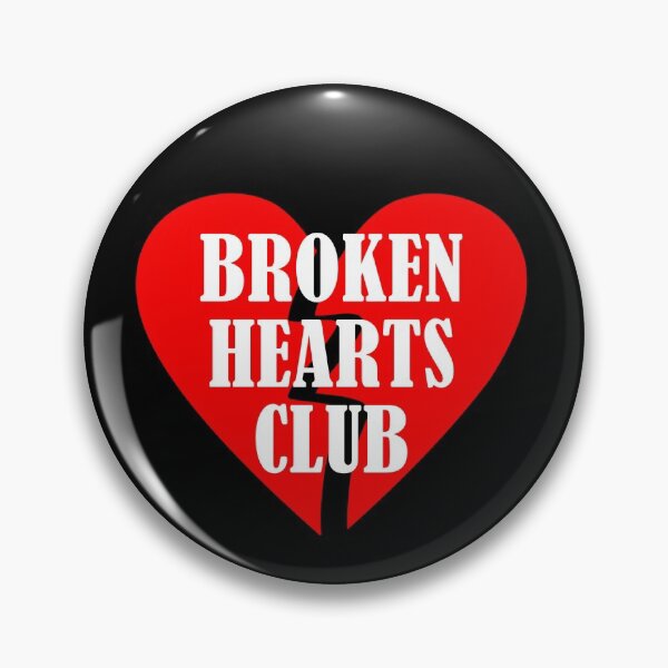 Artikelvorschau, Broken Heart Club Anti Valentine Divorce Breakup Heartbroken Gear entworfen und verkauft von DynamicDesign.