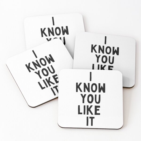 Item preview, I Know You Like It Flirting Valentines Romantic Dating Desired Love Passion Care Relationship Goals Typographic Slogans For Man’s & Woman’s  designed and sold by Wanneer T-shirts Praten.