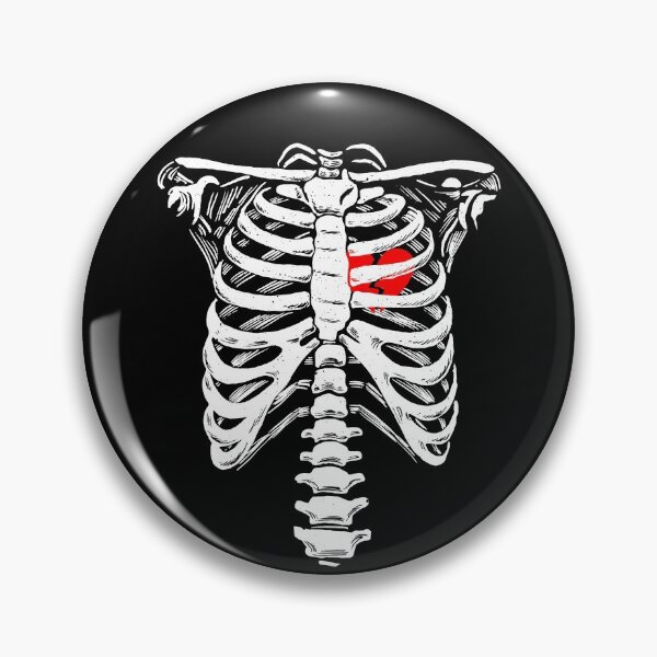 Artikelvorschau, Broken Heart Skeleton Ribcage X-Ray Sad Breakup Heartbroken Gear entworfen und verkauft von DynamicDesign.