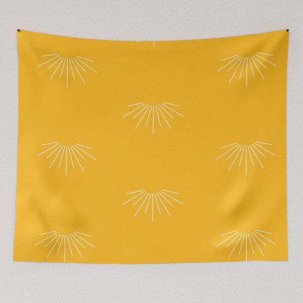 Item preview, Sunshine Geometric Abstract Yellow Pattern designed and sold by claudiaorengo.