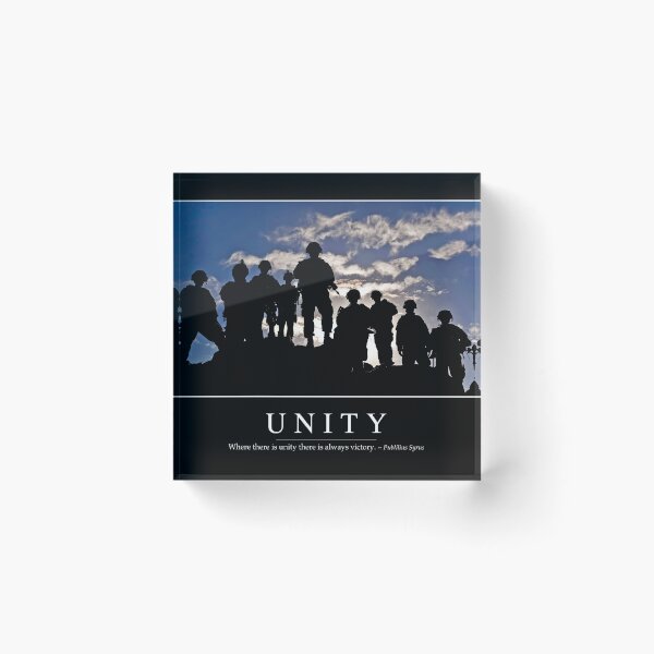 Item preview, STK107218M-Unity: Inspirational Quote and Motivational Poster designed and sold by StocktrekImages.