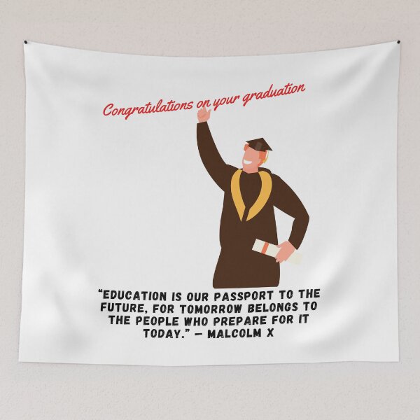 Item preview, Happy Graduation, Happy celebration, Education is our passport designed and sold by Hinny8.
