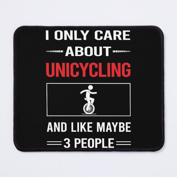 Item preview, Funny 3 People Unicycling Unicycle Unicyclist designed and sold by FifineCroteau.