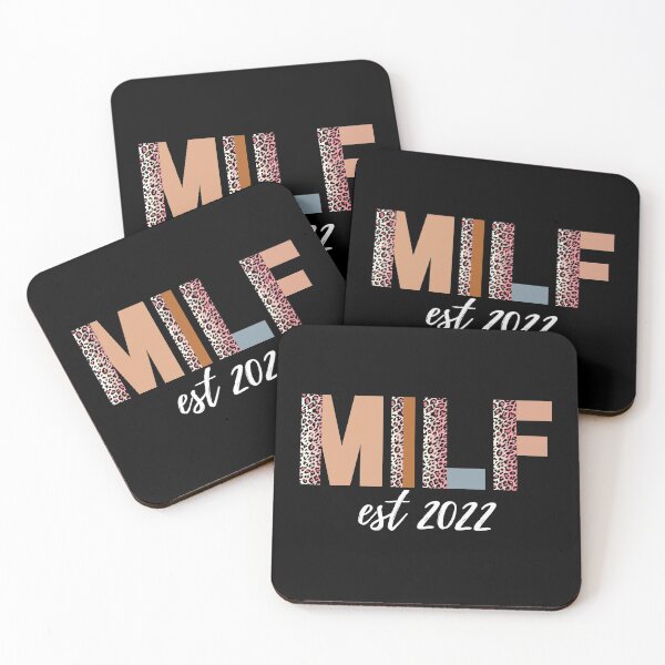 Item preview, MILF est 2022 (white text) - Mothers Day gift for current and future Moms designed and sold by CaitU.