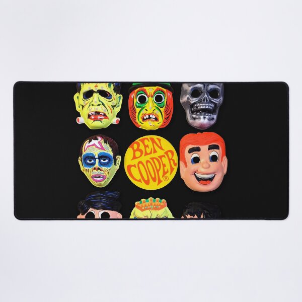 Aperçu de l'œuvre Masques d'Halloween Ben Cooper Vintage T-shirt classique créée et vendue par Gregoryierce.
