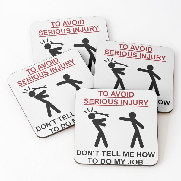Item preview, Warning - Don&x27;t Tell Me How To Do My Job Essential T-Shirt designed and sold by Gregoryierce.