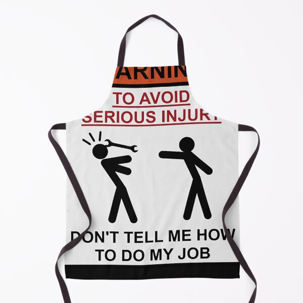 Item preview, Warning - Don&x27;t Tell Me How To Do My Job Essential T-Shirt designed and sold by Gregoryierce.