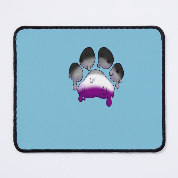 Item preview, Ace Pride Pawprint Sticker designed and sold by JenniferKoner.