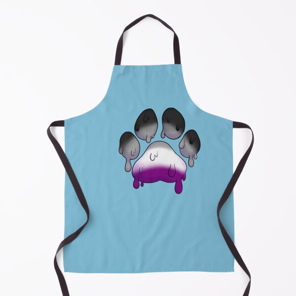 Item preview, Ace Pride Pawprint Sticker designed and sold by JenniferKoner.
