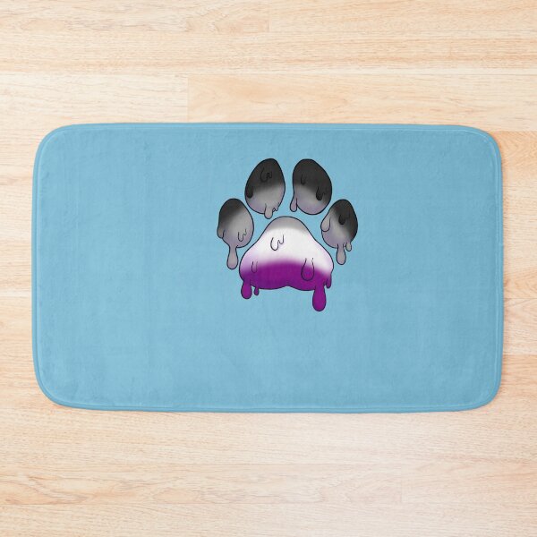 Item preview, Ace Pride Pawprint Sticker designed and sold by JenniferKoner.