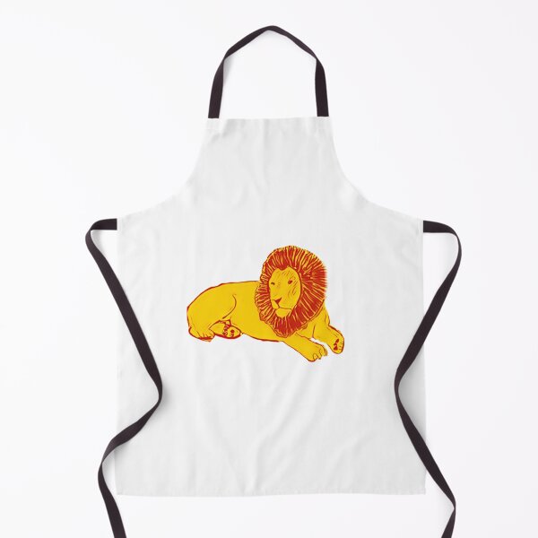 Item preview, Lion red and orange designed and sold by Jacinta hunt.