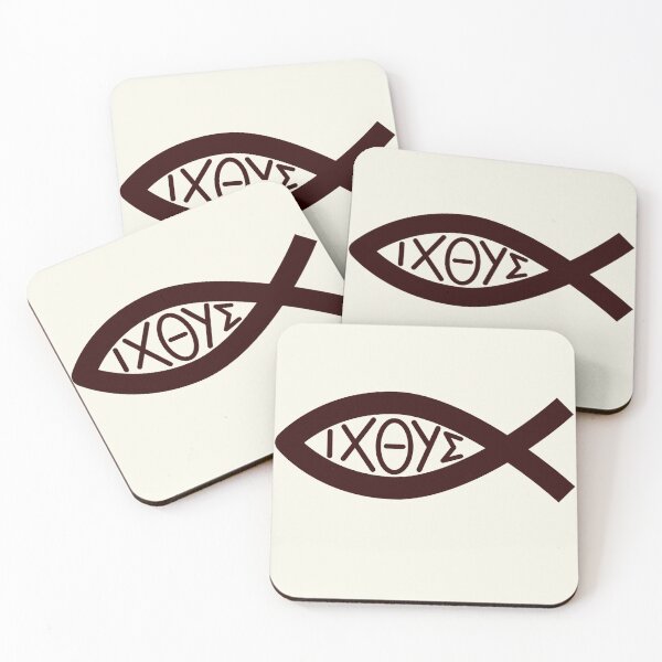 Item preview, ichthys Christian Jesus fish  designed and sold by Sheen-designs.