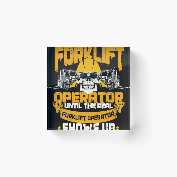 Item preview, Everyones A Forklift Operator Until The Real Driver Shows Up Premium T-Shirt designed and sold by DawnWhitee.