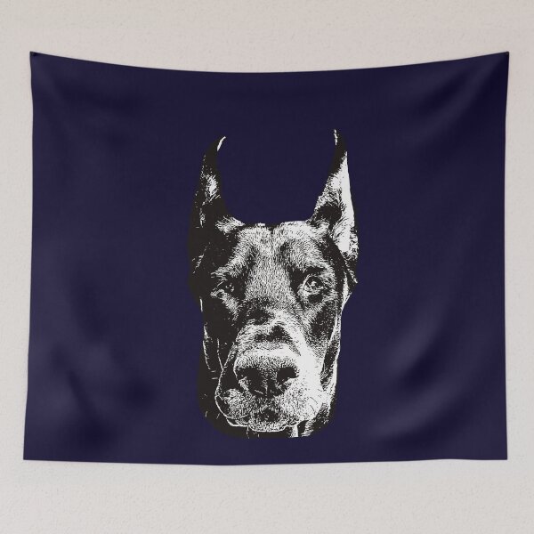 Item preview, Dobermann - Dobermann Christmas designed and sold by DoggyStyles.