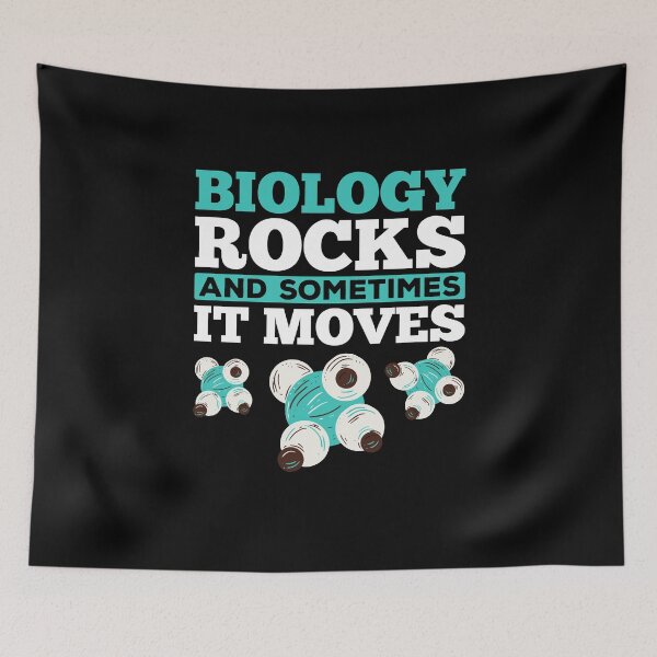 Item preview, Biology Rocks And Sometimes It Moves Microbioligy designed and sold by Shirtcaesar.