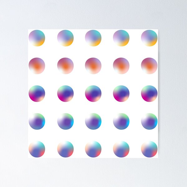 Item preview, Gradient bubbles pattern designed and sold by JuliaBeton.