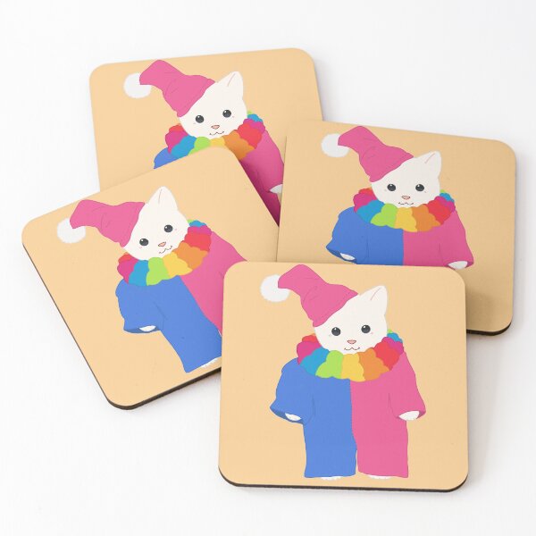 Item preview, Little Guy Clown Cat designed and sold by LittleGuyIrl.