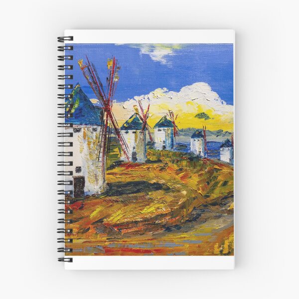 Item preview, Windmills of La Mancha designed and sold by Natalia_Shchip.