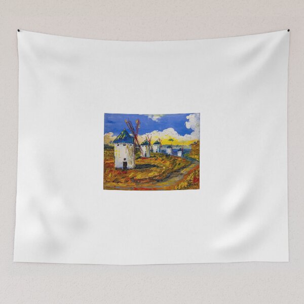 Item preview, Windmills of La Mancha designed and sold by Natalia_Shchip.