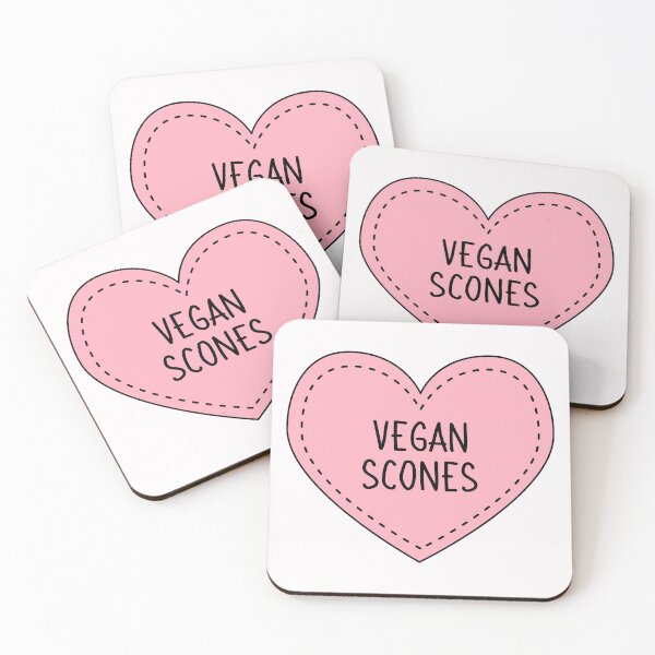 Item preview, Vegan Scones Cute Pink Cottagecore Heart British Food designed and sold by cashewdays.