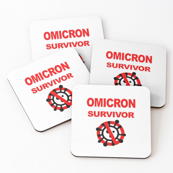 Item preview, Omicron Survivor, Omikron, Survived Omicron Virus Variant 2021 2022, Vaccination Complete, Fully Vaccinated, Vaccine Saves Lives designed and sold by Max-Wear.