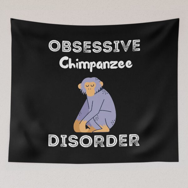Item preview, Obsessive Chimpanzee Disorder Shirt  designed and sold by zoonix.