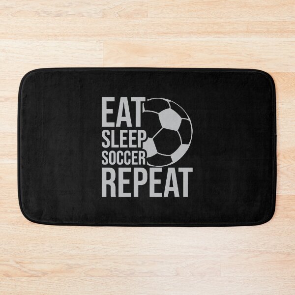 Item preview, Eat Sleep Soccer Repeat | Funny Football Quotes designed and sold by thecooltable.