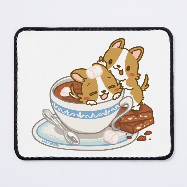Item preview, Lazy Corgi - Marshmallow Chocolate (White) designed and sold by LazyCorgiHK.